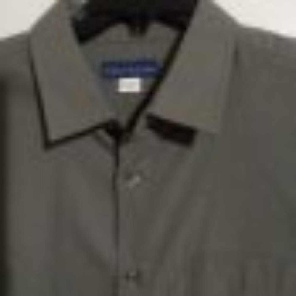 Simply Styled S/S Button Down Shirt - Granite Gray